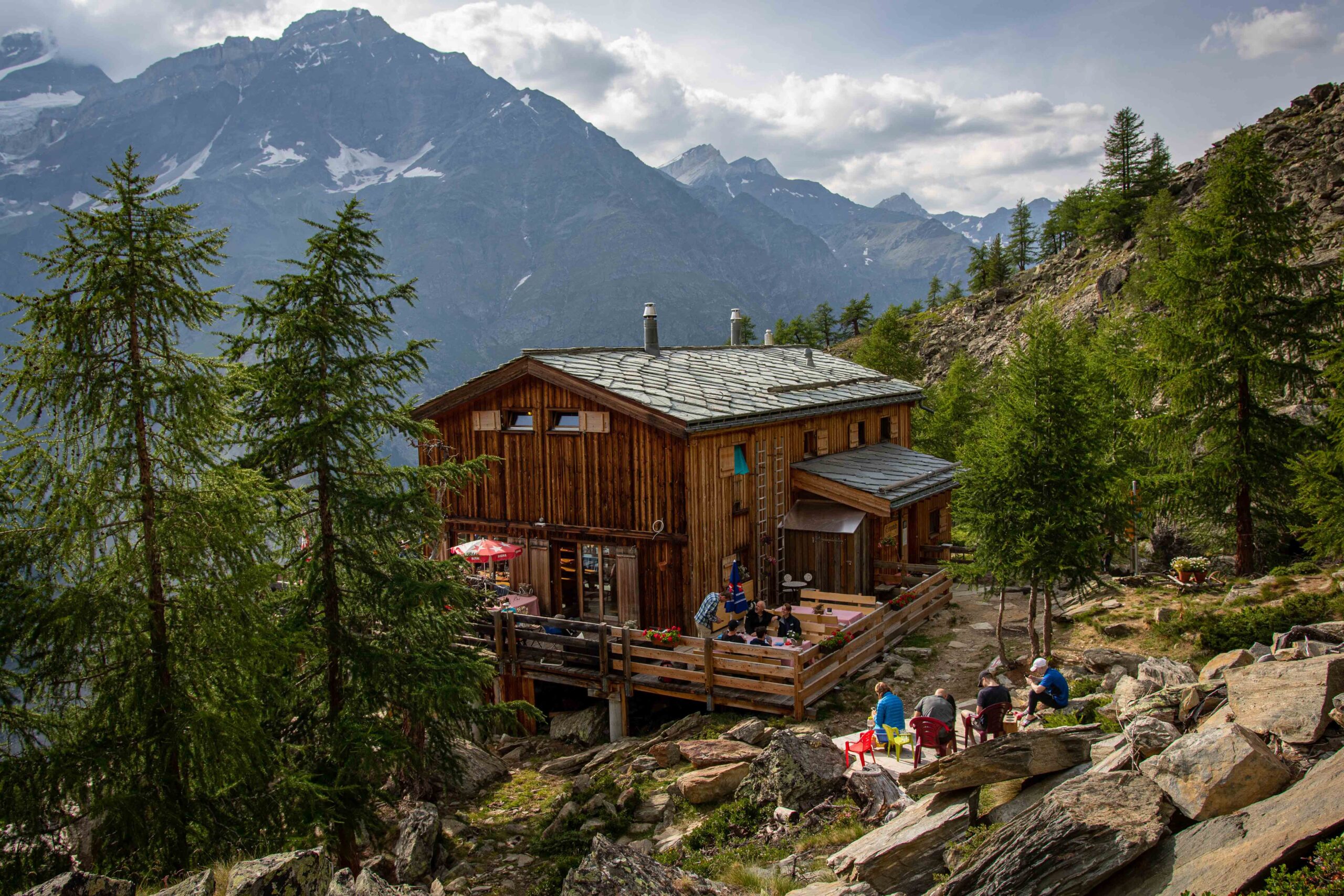 The Europahutte on the Haute Route