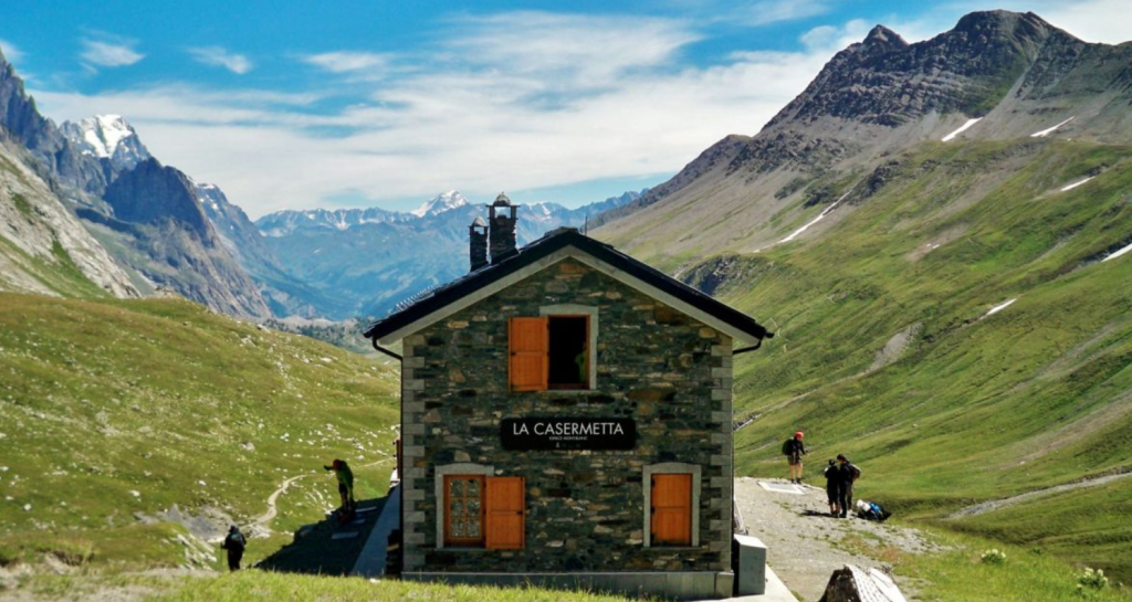 Museum beneath Col de la Seigne