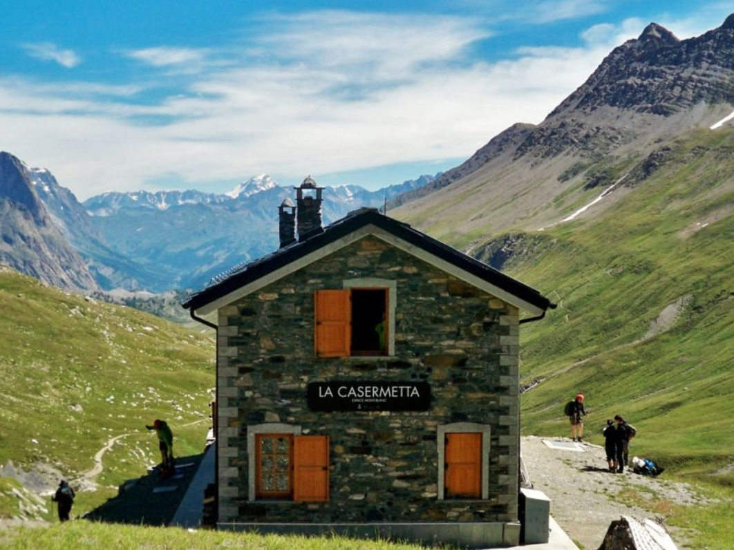 TMB trekking and nature Museum beneath Col de la Seigne