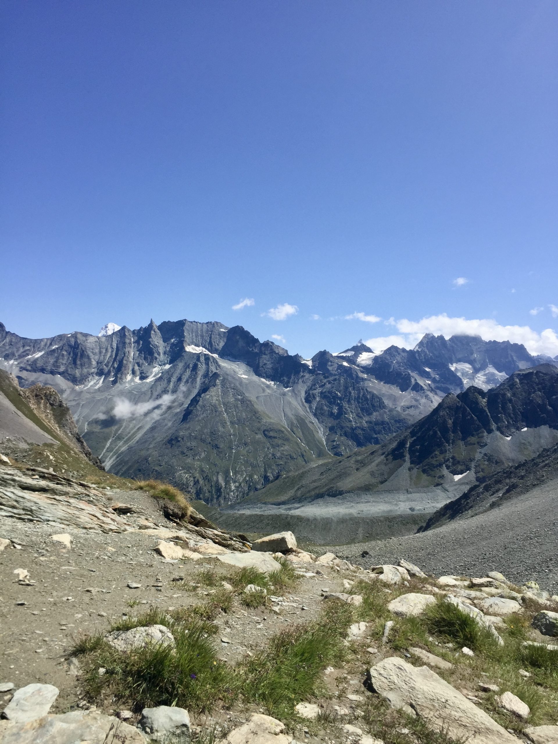 Glacier moraines towards Arolla