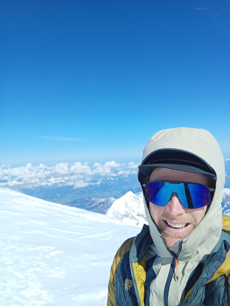 Grant on the summit of Mont Blanc!