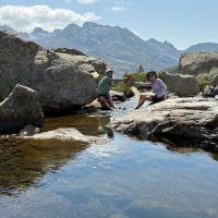 WIld swim GR20 Wild swim corsica! Hiking in heat