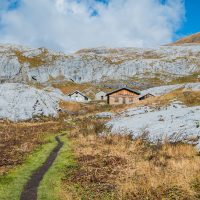 Chalets de Plate Traversée des Fiz au village du Tour, avec Florian FIQUET