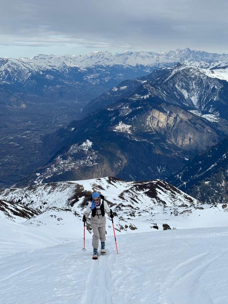 Ski touring above Bovine, Jan 26
