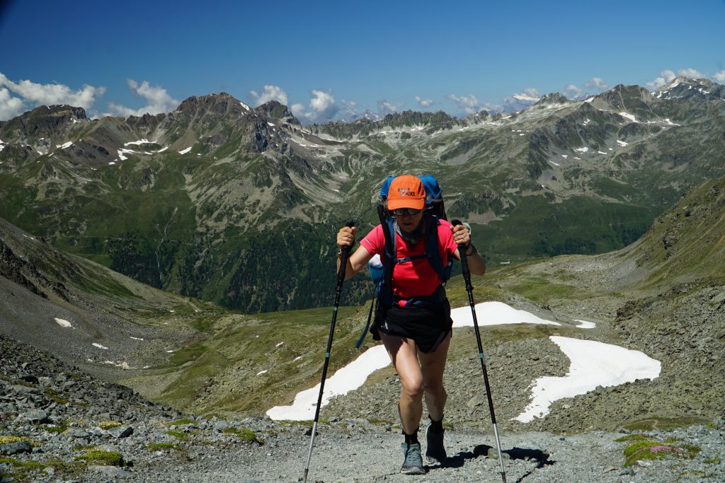 Helen on Haute Route